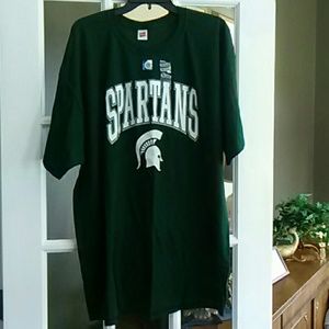 MICHIGAN STATE "SPARTANS" Shirt NWOT